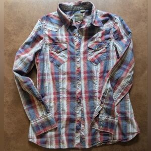 Roper Button Up Long Sleeve Top